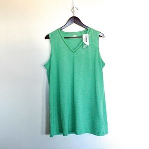 NWT Lands’ End Green Tank Top Tencel Size XL